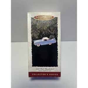 Hallmark  Christmas Ornament 1956 Ford Thunderbird Classic Cars Series 1993 VTG